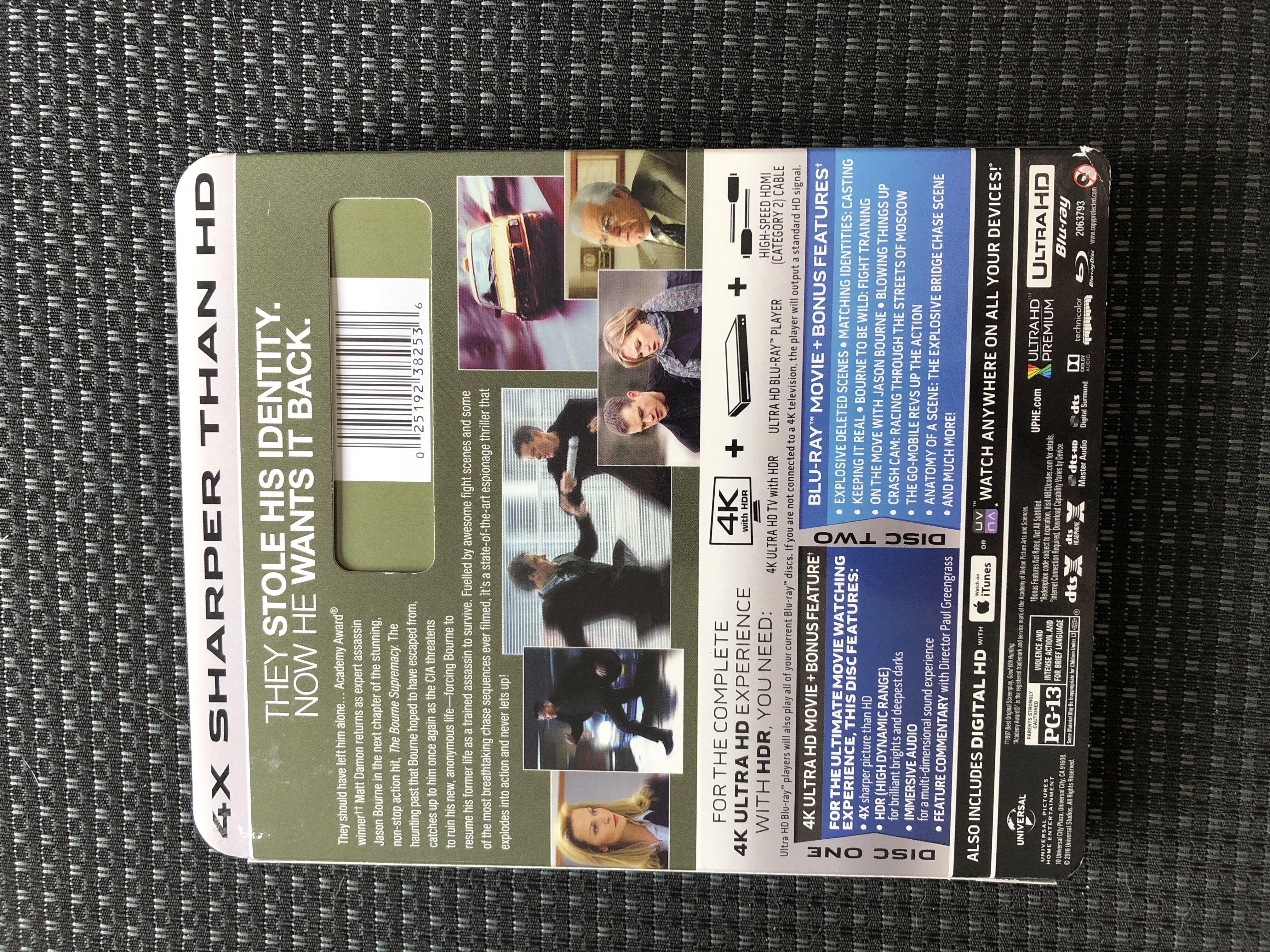 Bourne Supremacy, The Blu-ray movie collectible [Barcode 025192382536] - Main Image 3