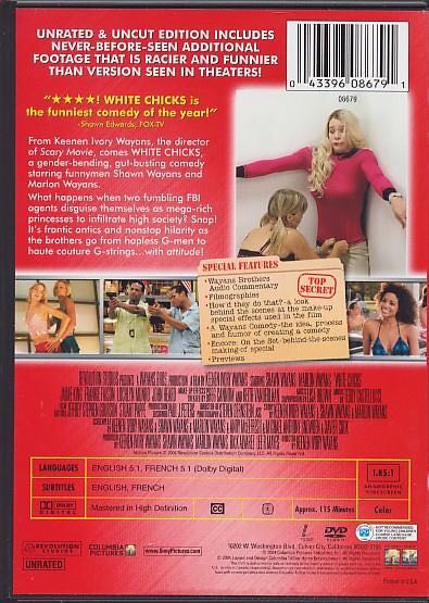 White Chicks DVD movie collectible [Barcode 043396086791] - Main Image 2