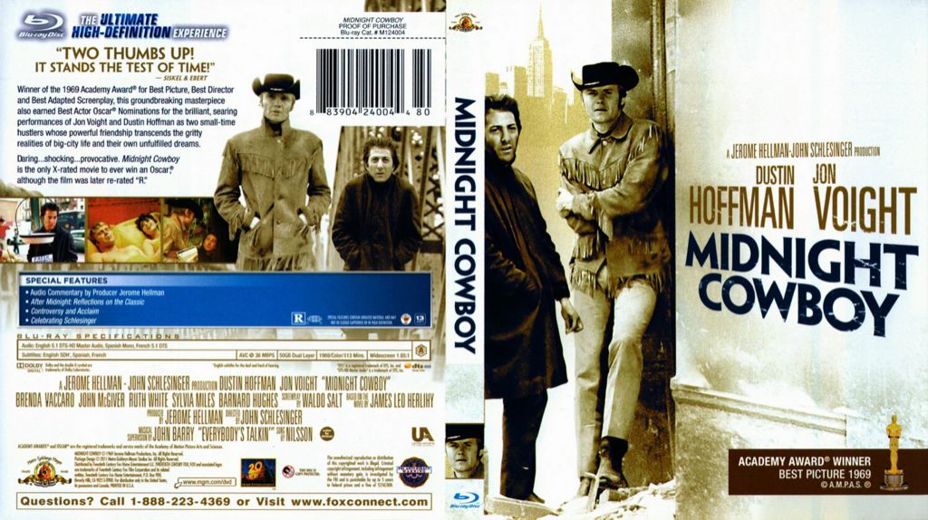 Midnight Cowboy DVD movie collectible [Barcode 027616603890] - Main Image 2
