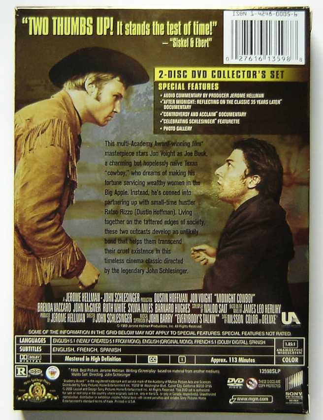 Midnight Cowboy DVD movie collectible [Barcode 4010232003300] - Main Image 4