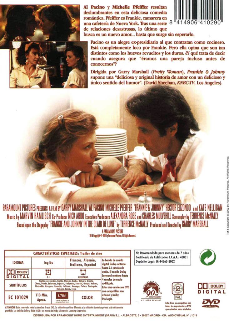 Frankie and Johnny Fandango at Home movie collectible [Barcode 7312065002572] - Main Image 2