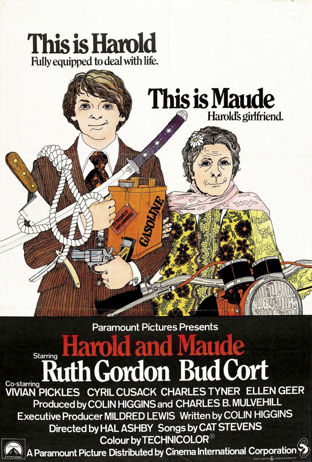 Harold and Maude Blu-ray movie collectible [Barcode 011200001421] - Main Image 2