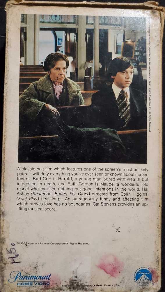 Harold and Maude VHS movie collectible [Barcode 097360804232] - Main Image 2