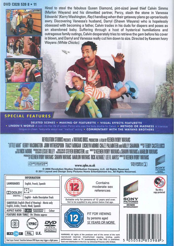 Little Man DVD movie collectible [Barcode 043396167292] - Main Image 2