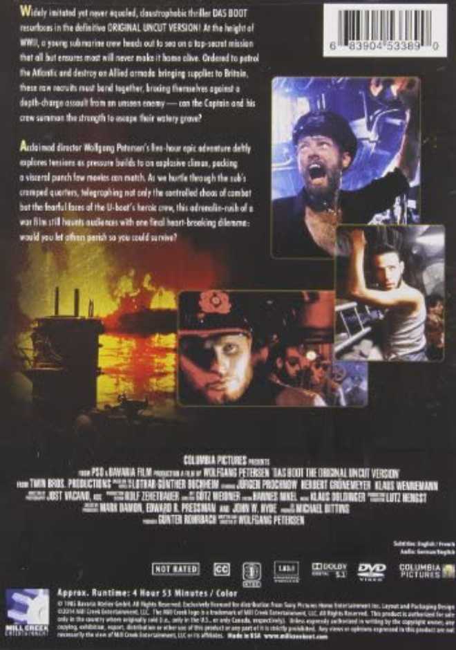 Das Boot DVD movie collectible [Barcode 8712609052473] - Main Image 2