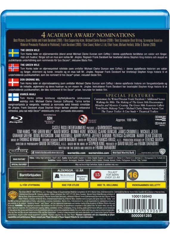 The Green Mile Fandango at Home movie collectible [Barcode 5051895024317] - Main Image 2