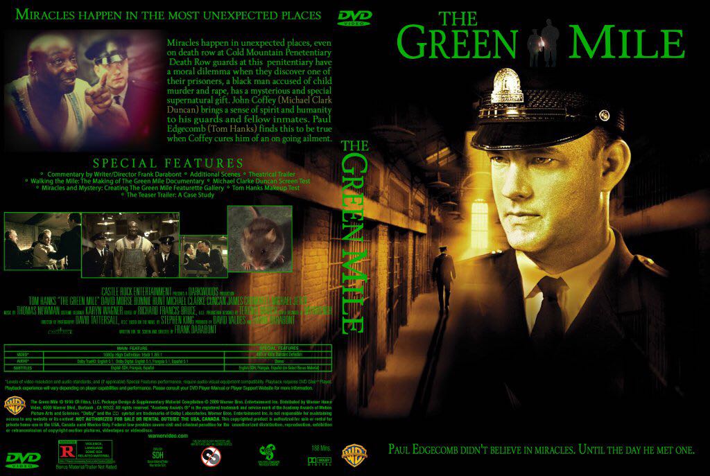 Green Mile, The DVD movie collectible [Barcode 883929320028] - Main Image 2