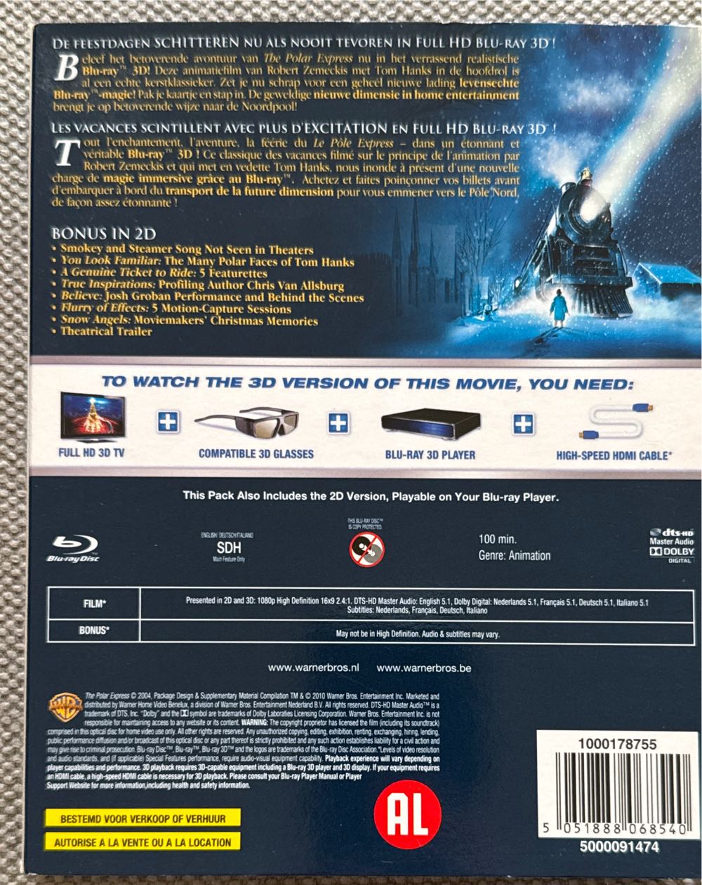 Polar Express, The Blu-ray movie collectible [Barcode 5051888068540] - Main Image 2