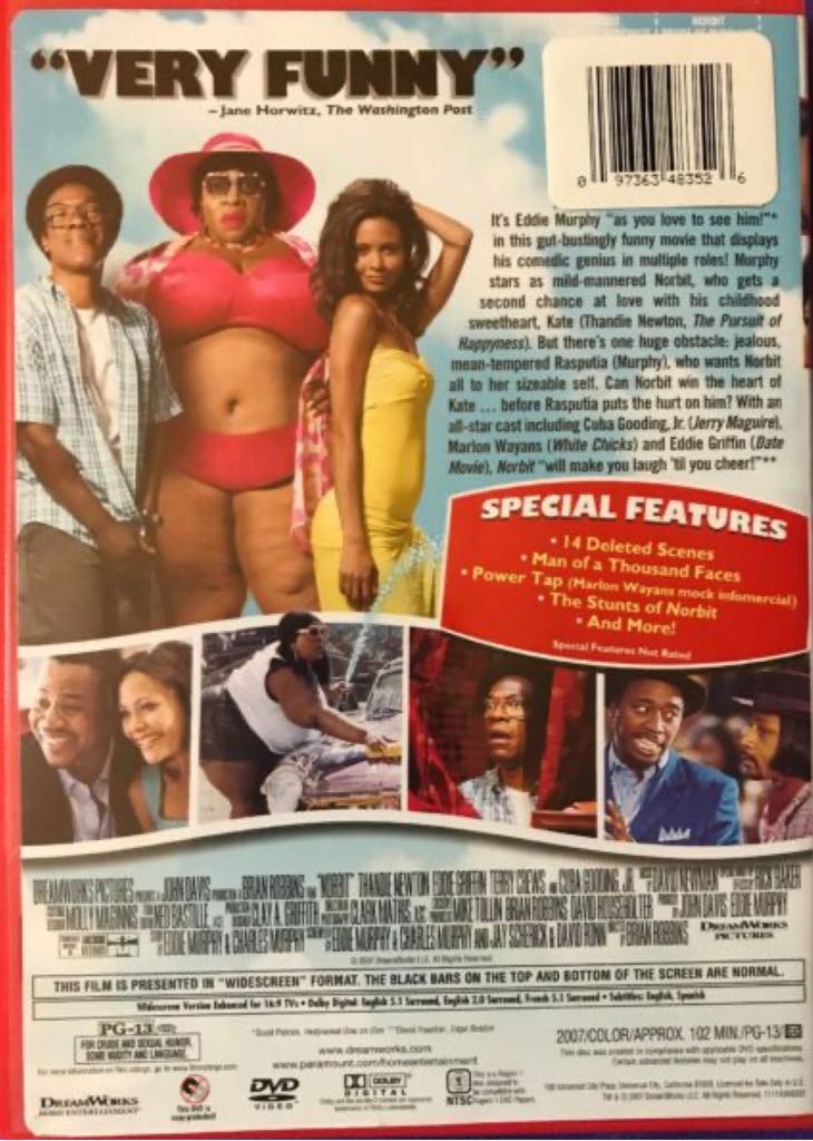 Norbit Digital Copy movie collectible [Barcode 097361245942] - Main Image 2