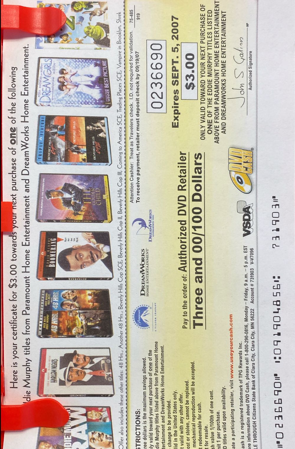 Norbit Digital Copy movie collectible [Barcode 097361245942] - Main Image 3