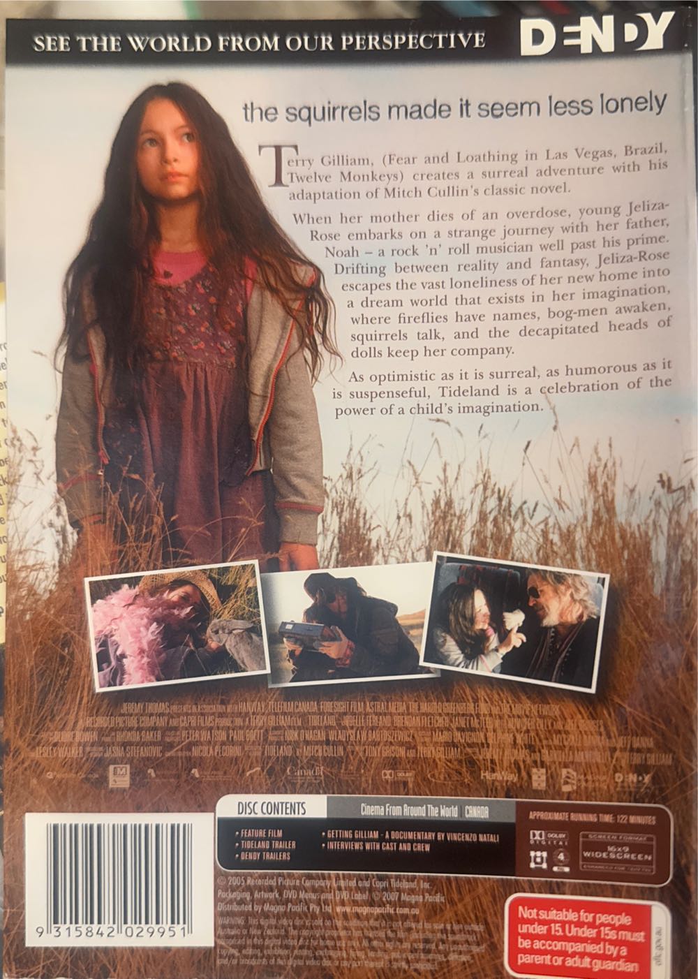 Tideland DVD movie collectible [Barcode 9315842029951] - Main Image 2