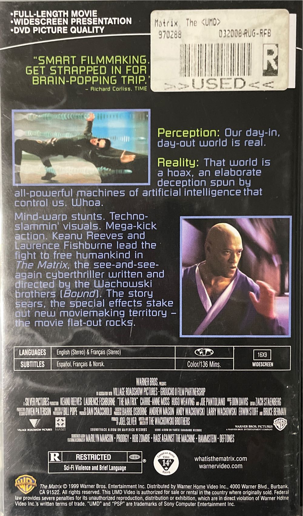 The Matrix UMD movie collectible [Barcode 012569745681] - Main Image 2