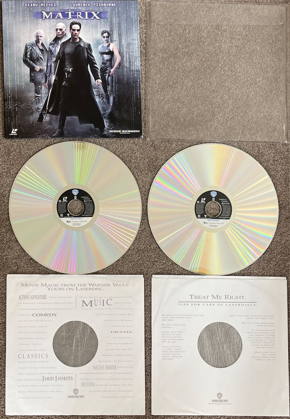 Matrix, The (1999) Laser Disc movie collectible [Barcode 085391766568] - Main Image 3