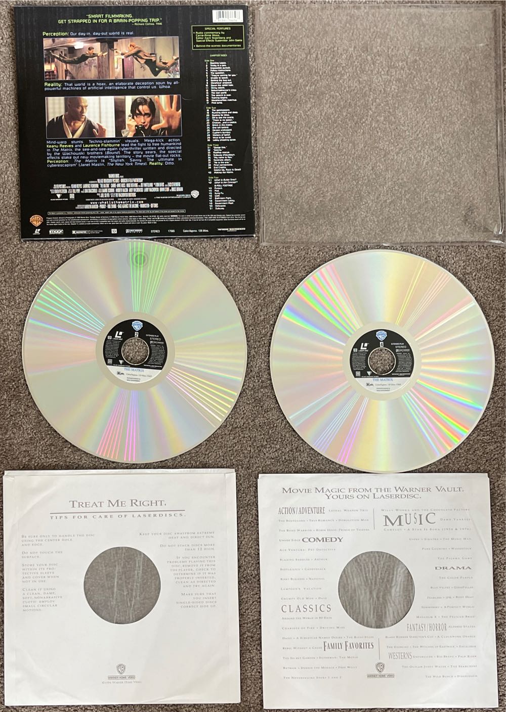 Matrix, The (1999) Laser Disc movie collectible [Barcode 085391766568] - Main Image 4