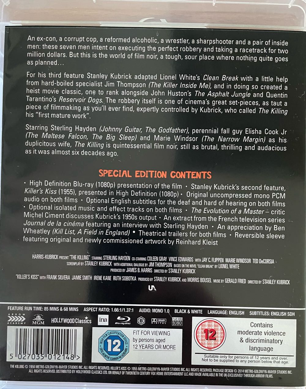 Killing, The Blu-ray movie collectible [Barcode 5027035012148] - Main Image 3