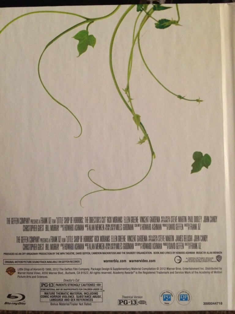 Little Shop of Horrors DVD movie collectible [Barcode 883929254590] - Main Image 2