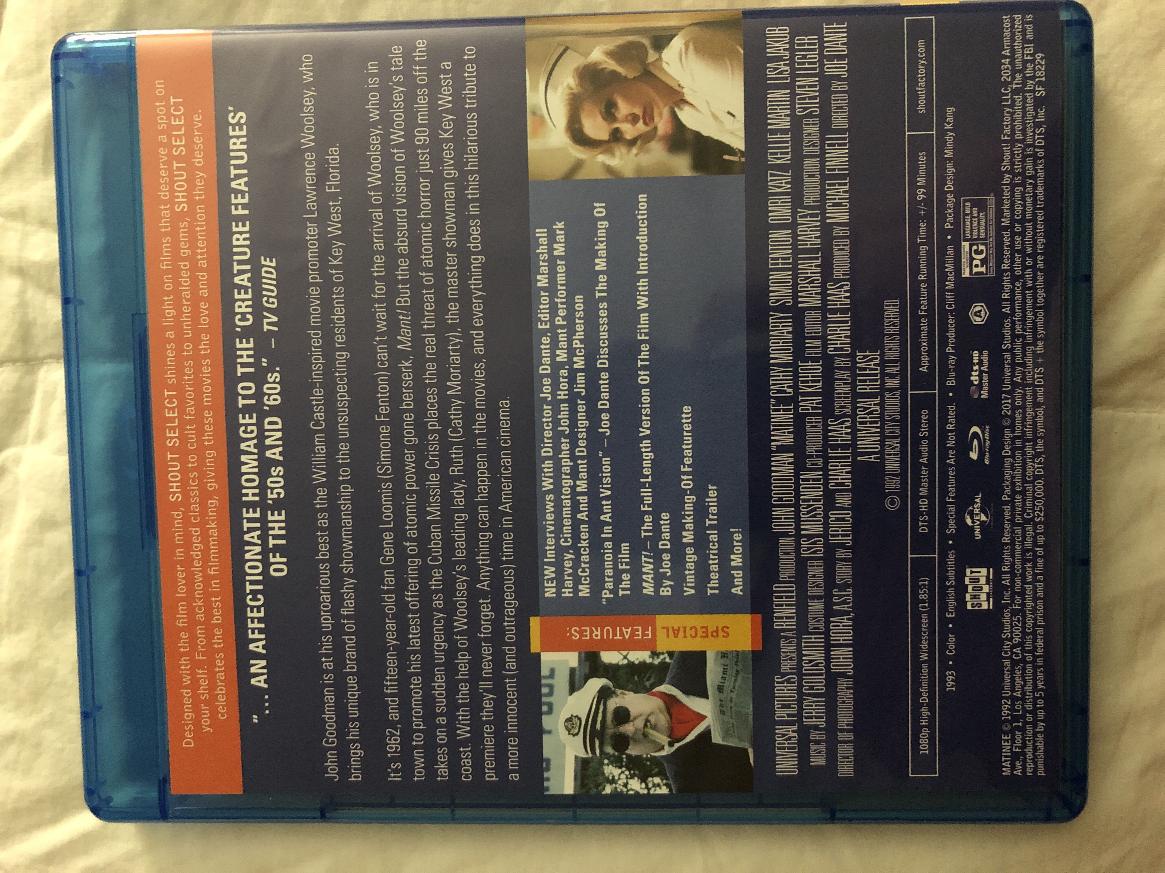 Matinee Blu-ray movie collectible [Barcode 826663182293] - Main Image 3