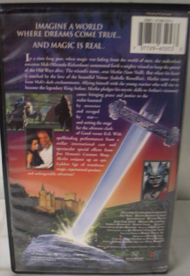 Merlin VHS movie collectible [Barcode 707729654537] - Main Image 2
