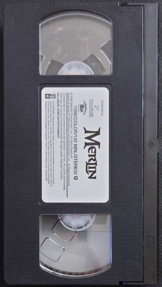 Merlin VHS movie collectible [Barcode 707729654537] - Main Image 3