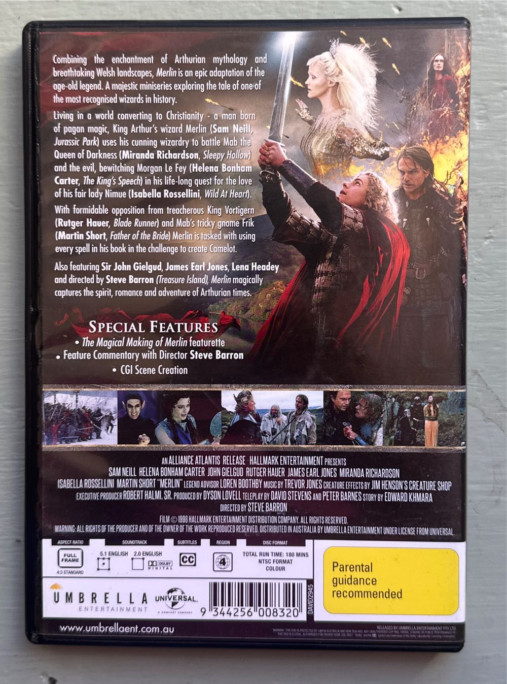 Merlin (1998) DVD DVD movie collectible [Barcode 9344256008320] - Main Image 2