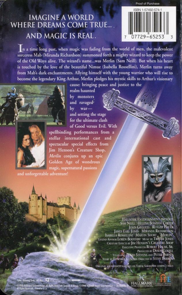 Merlin VHS movie collectible - Main Image 2