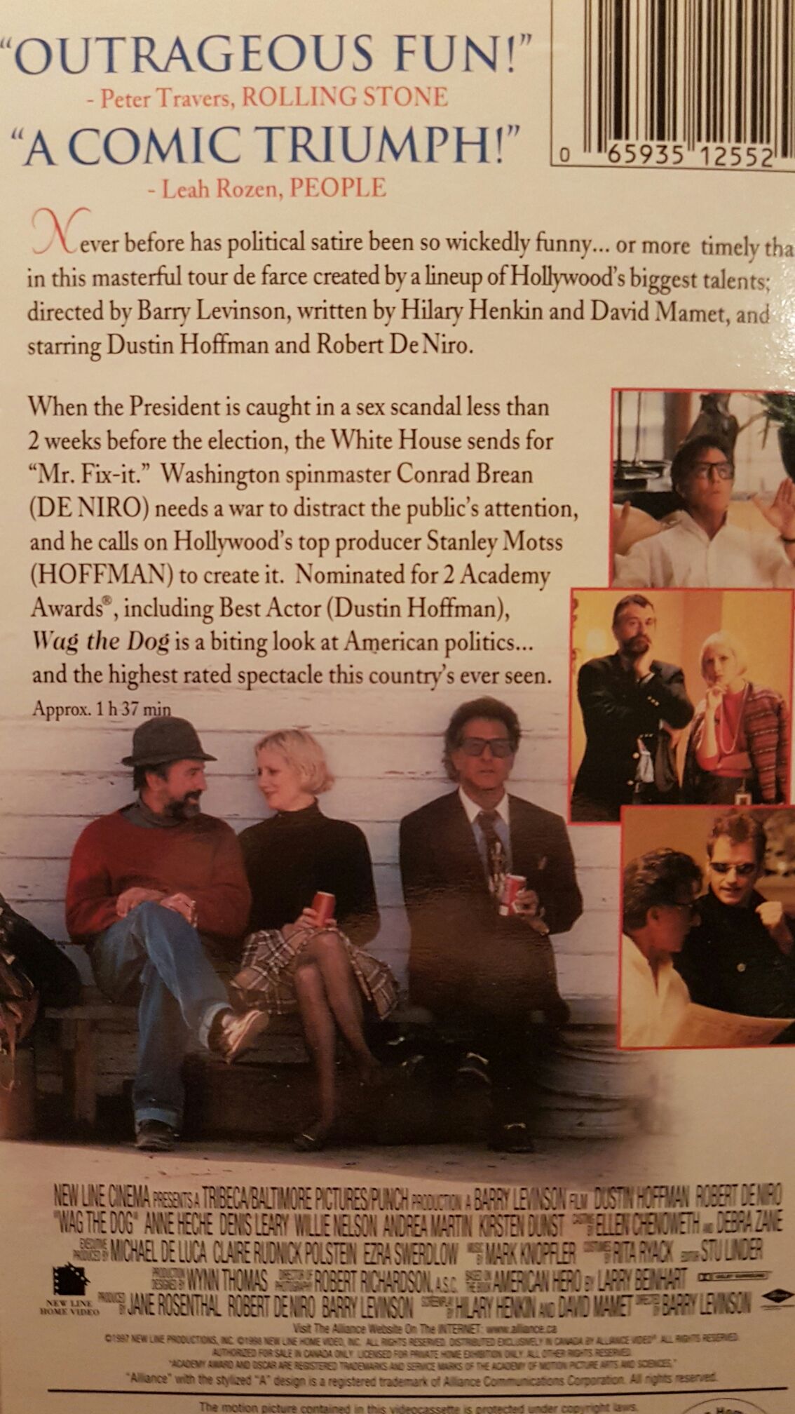 Wag the Dog VHS movie collectible [Barcode 9325336046678] - Main Image 2