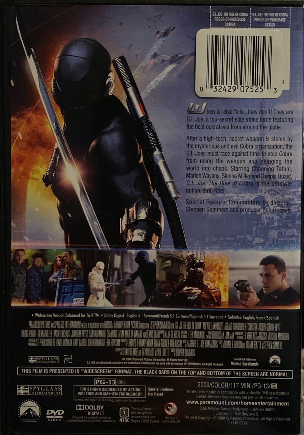 G.I. Joe 1: The Rise of Cobra DVD movie collectible [Barcode 7332431032859] - Main Image 2