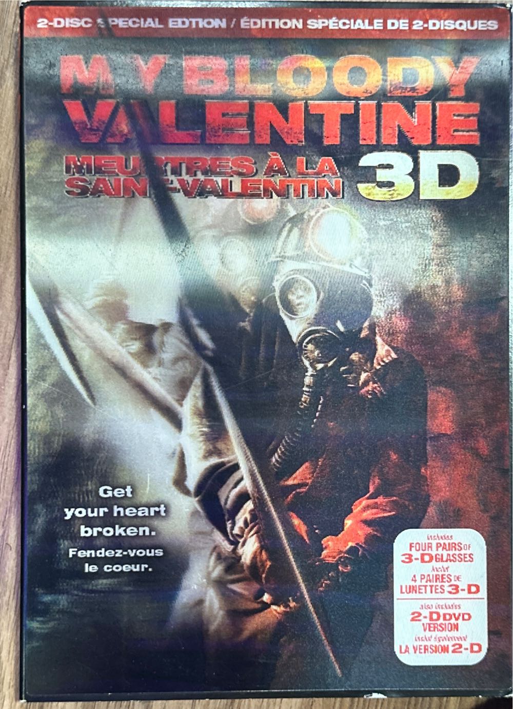My Bloody Valentine 3D DVD movie collectible [Barcode 057373204832] - Main Image 2