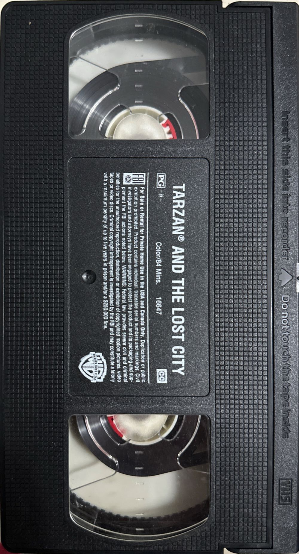 Tarzan and the Lost City VHS movie collectible [Barcode 085391664734] - Main Image 4