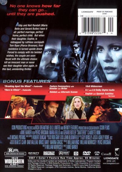 Shattered/BIN 1 DVD movie collectible [Barcode 031398222675] - Main Image 2
