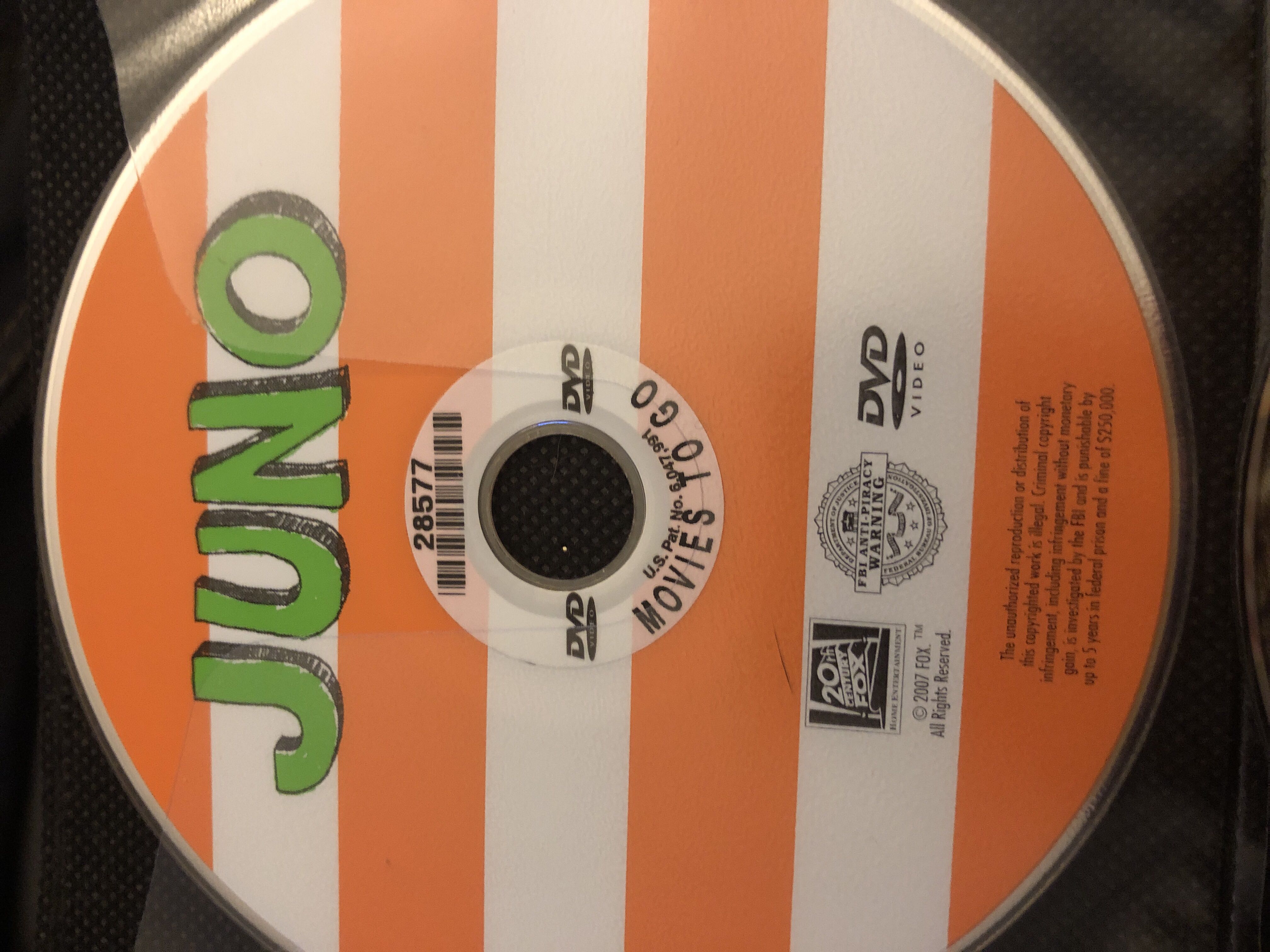 Juno DVD movie collectible [Barcode 024543777038] - Main Image 2