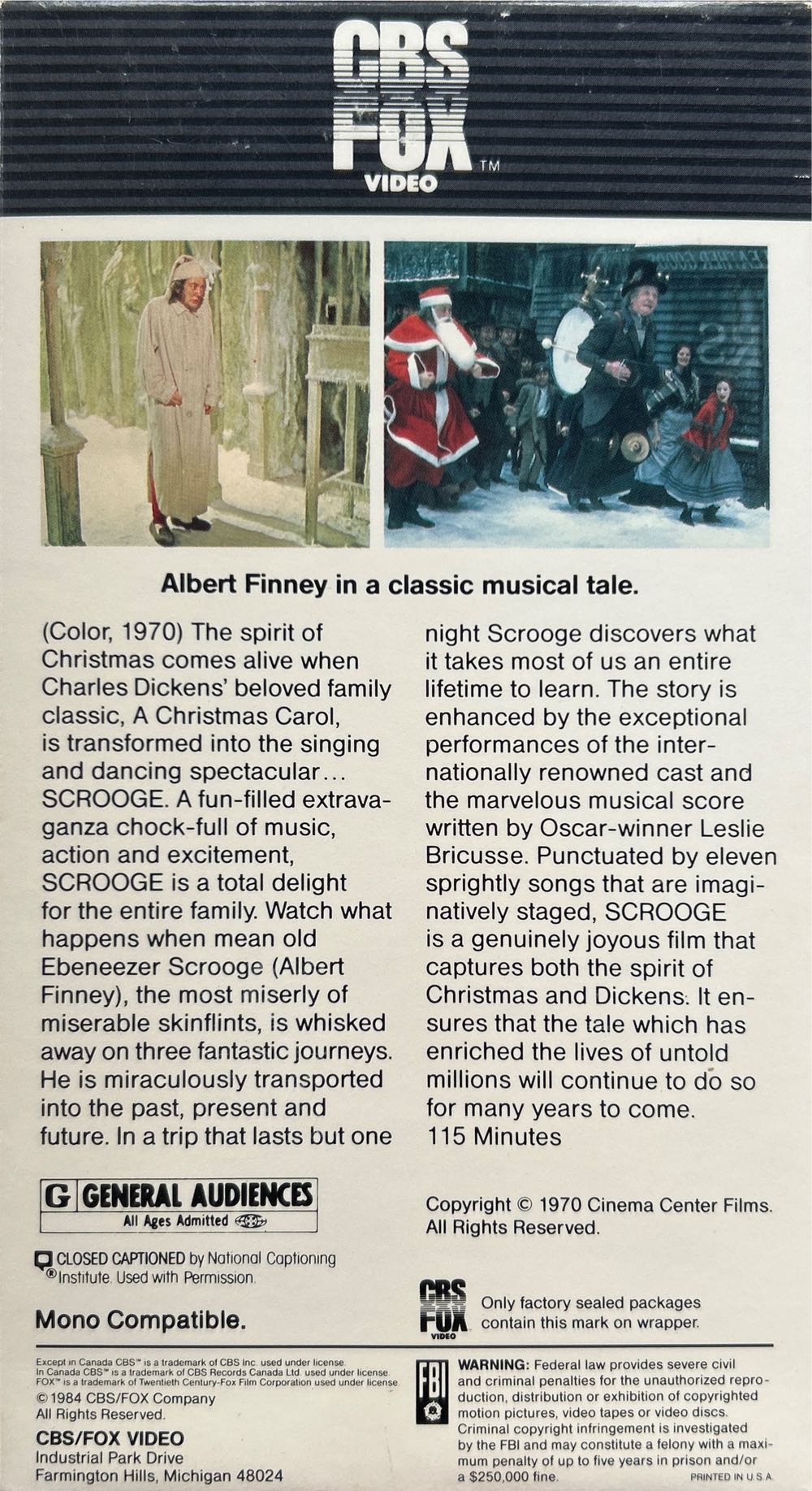 Scrooge VHS movie collectible [Barcode 5050582870701] - Main Image 2
