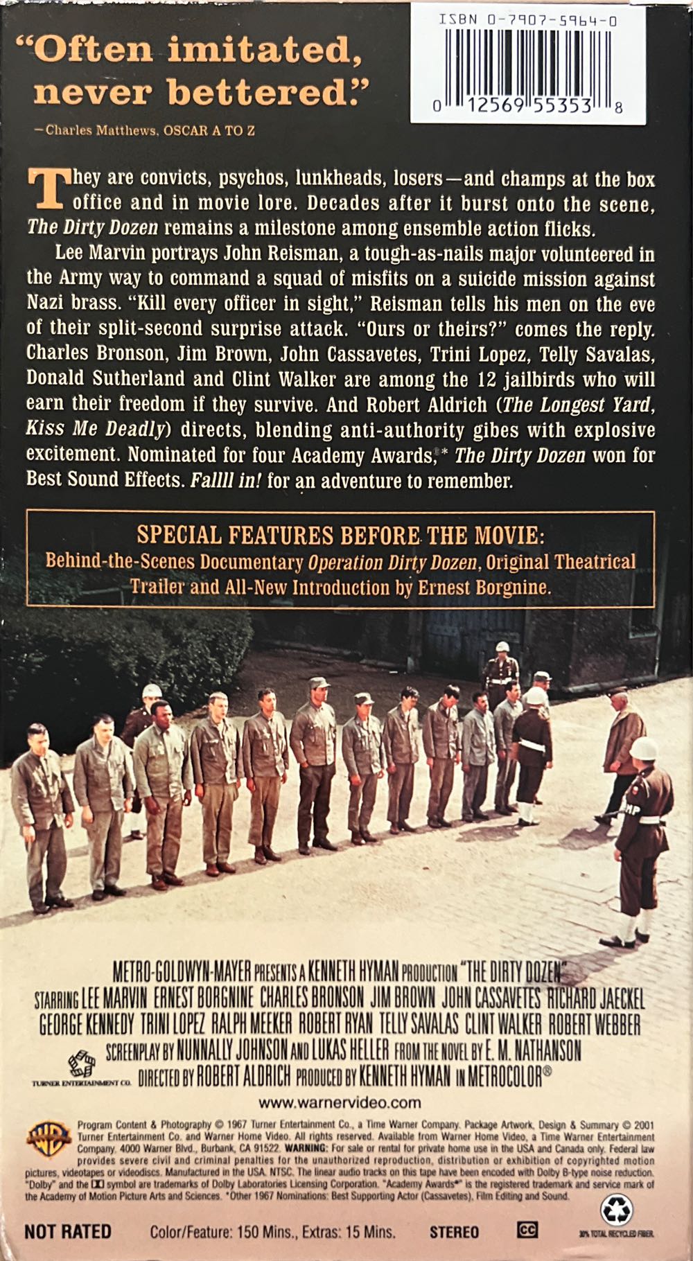 Dirty Dozen, The VHS movie collectible [Barcode 012569553538] - Main Image 2
