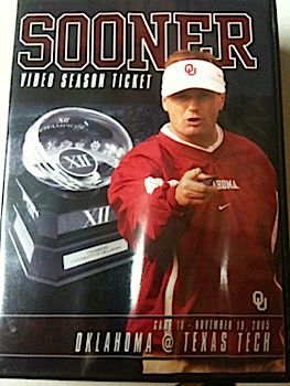 Sooner: Video Season Ticket - Oklahoma vs. Texas Tech  movie collectible [Barcode 667292049492] - Main Image 1