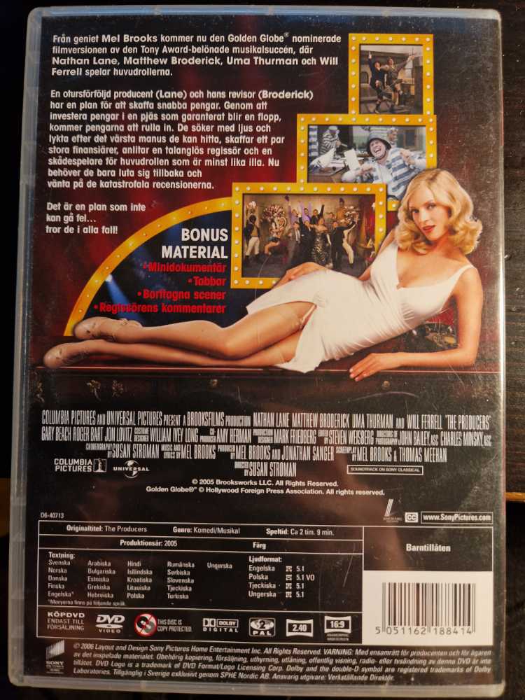 The Produsers DVD movie collectible [Barcode 5051162188414] - Main Image 2