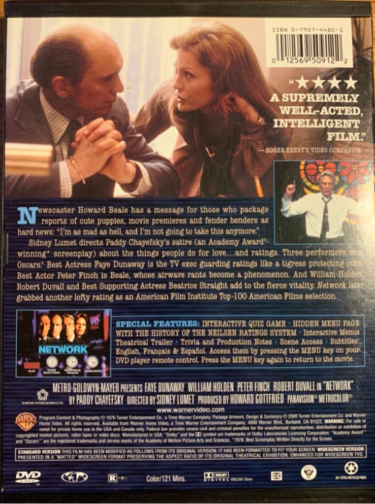 Network iTunes movie collectible [Barcode 012569509122] - Main Image 2