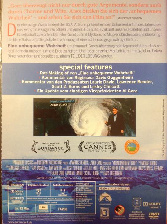 An Inconvenient Truth DVD movie collectible - Main Image 2