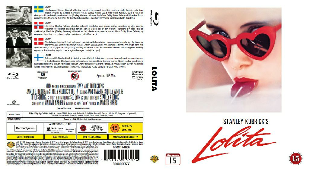 Lolita (BR) Blu-ray movie collectible [Barcode 883929209439] - Main Image 2
