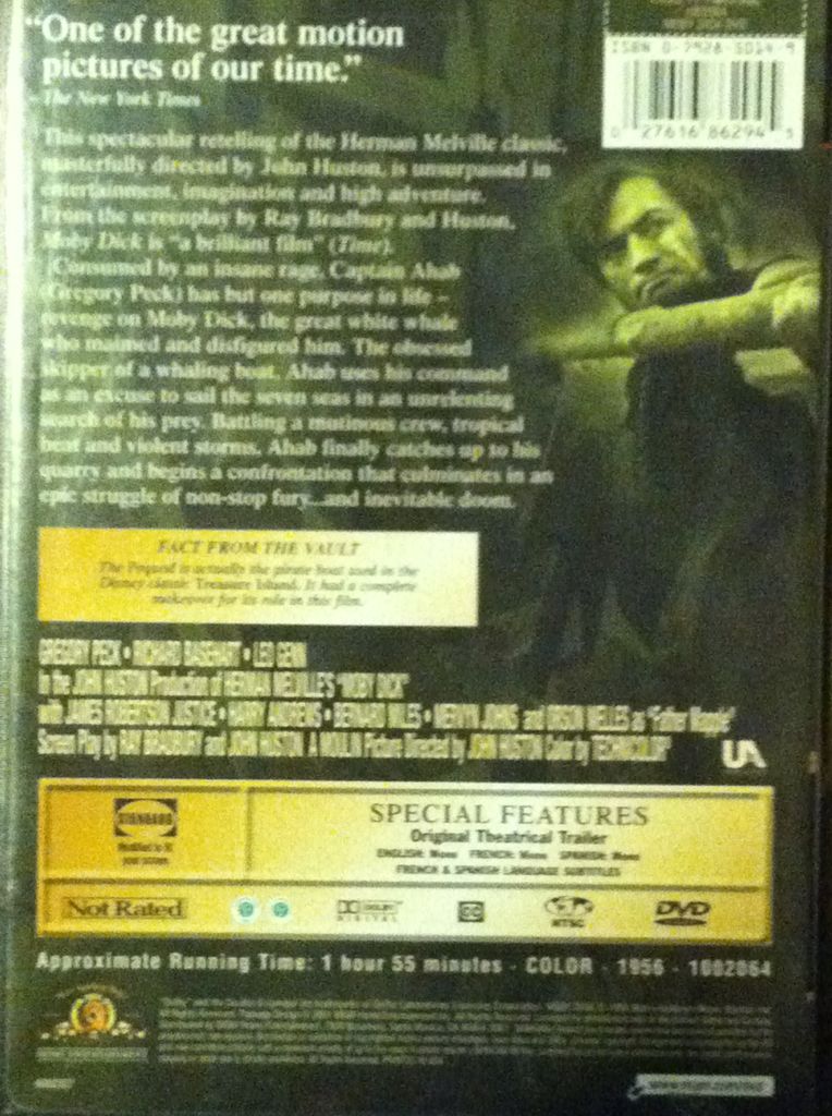 Moby Dick. A023 Apple TV movie collectible [Barcode 021616868945] - Main Image 2