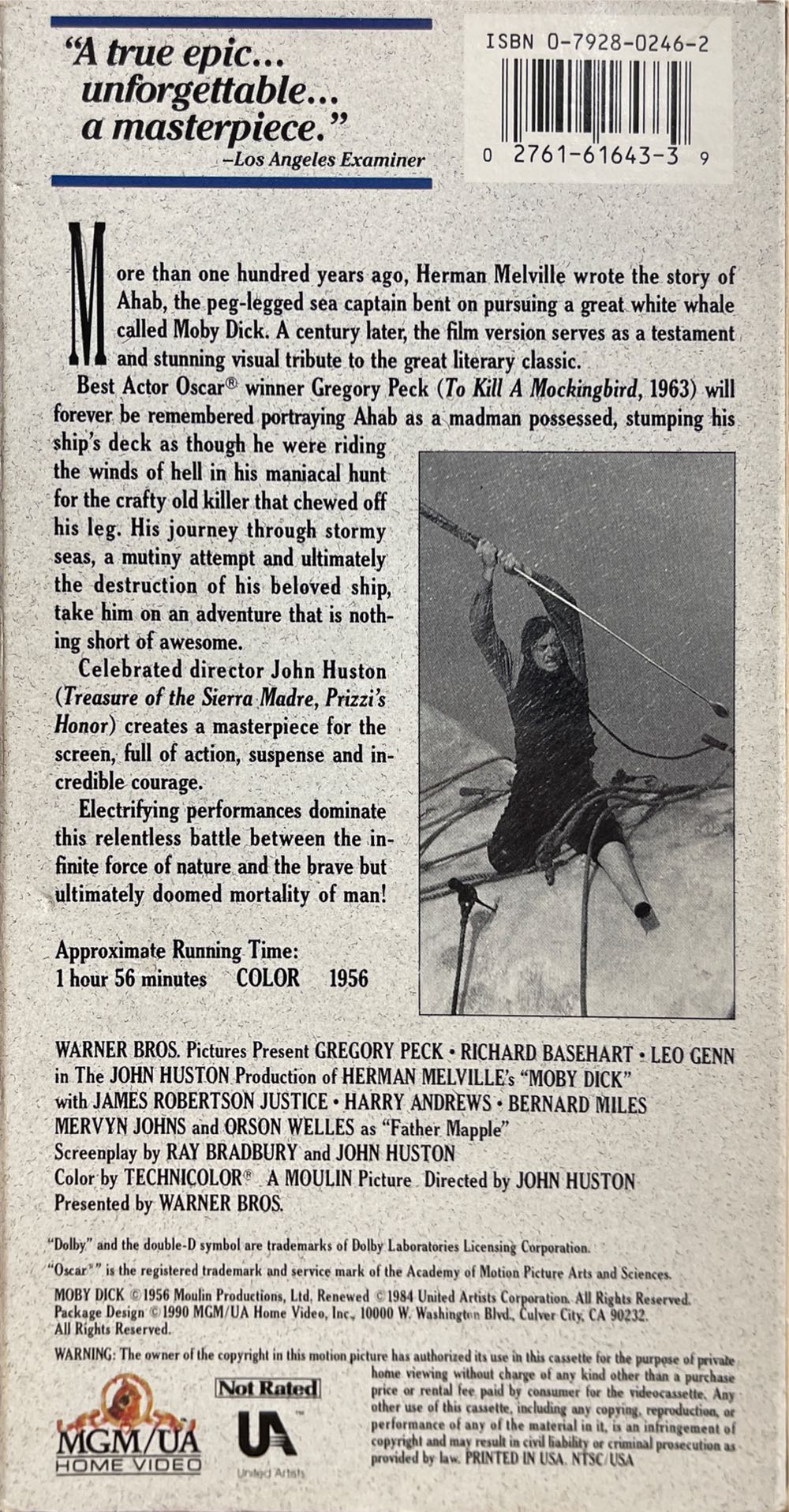 Moby Dick VHS movie collectible [Barcode 027616164339] - Main Image 2