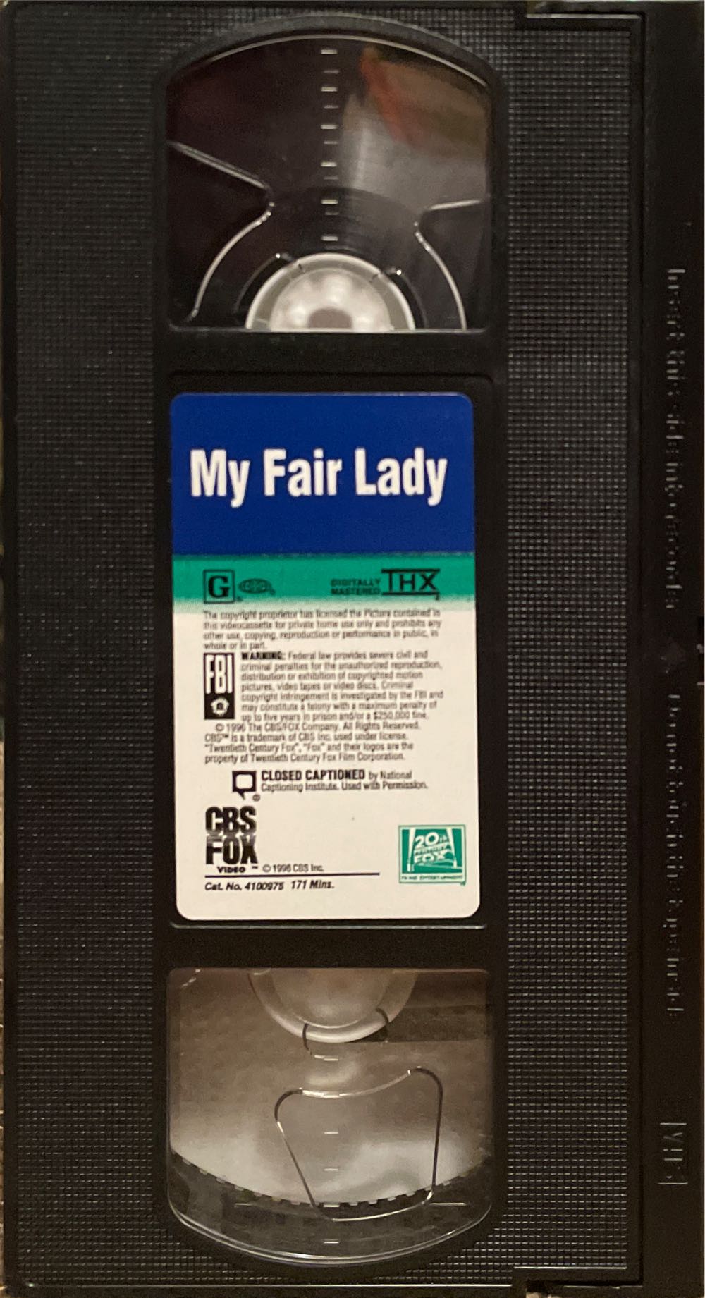 My Fair Lady VHS movie collectible [Barcode 086162009754] - Main Image 4
