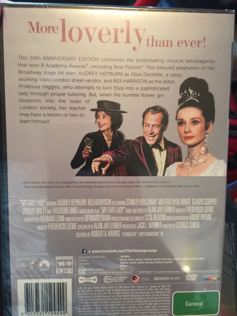 My Fair Lady DVD movie collectible - Main Image 2