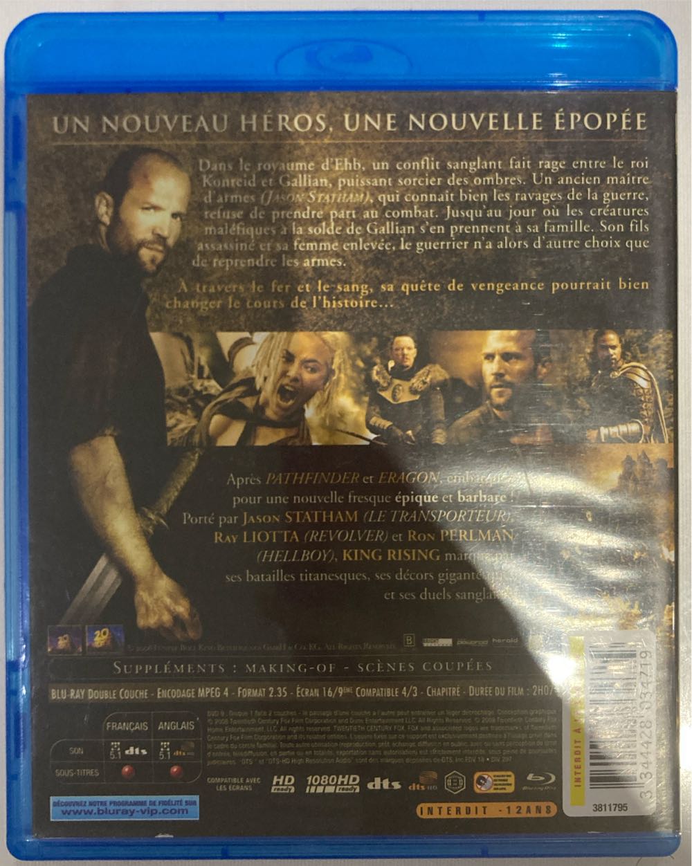 King Rising Blu-ray movie collectible [Barcode 3344428034719] - Main Image 2