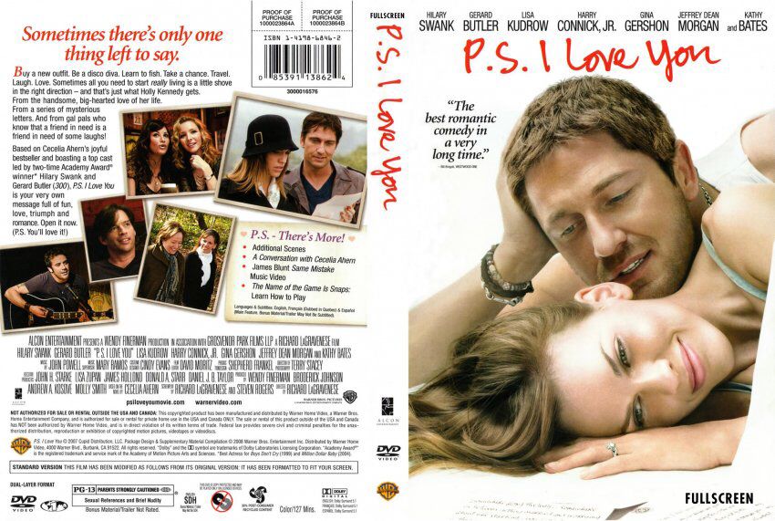 P.S. I Love You DVD movie collectible [Barcode 085391138624] - Main Image 2