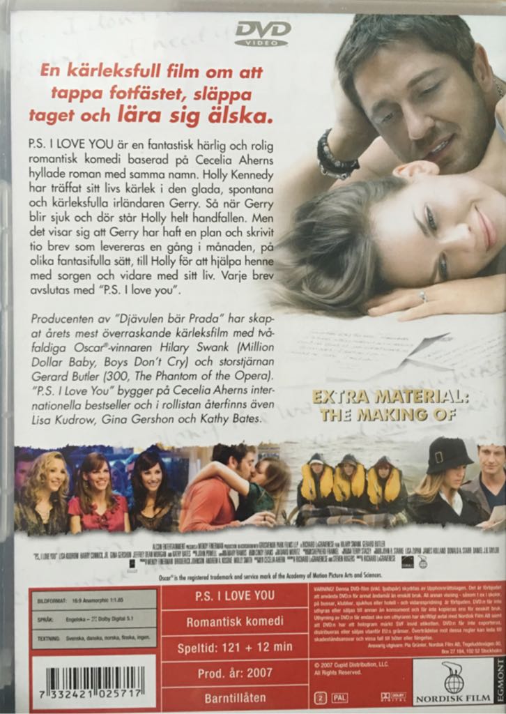P.S. I Love You DVD movie collectible [Barcode 7332421025717] - Main Image 2