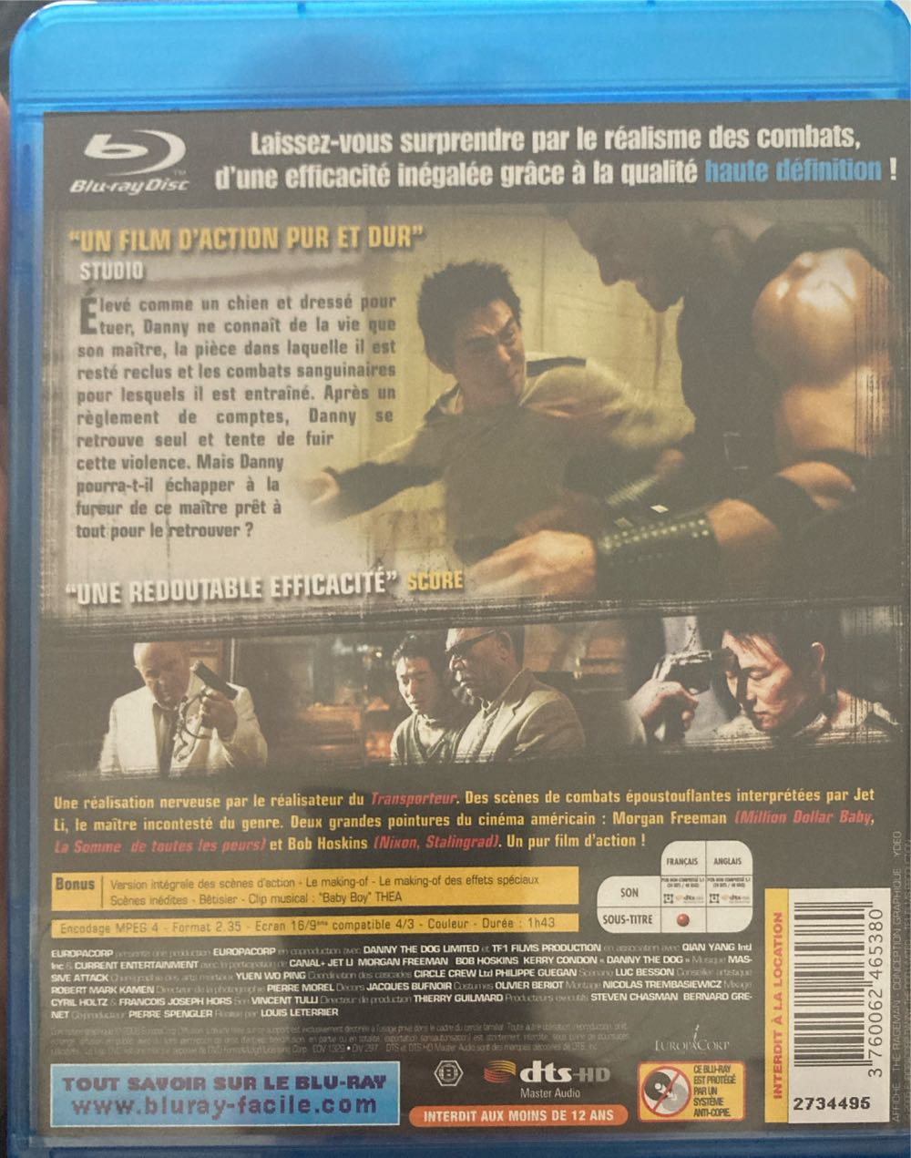 Danny the Dog Blu-ray movie collectible [Barcode 3760062465380] - Main Image 2