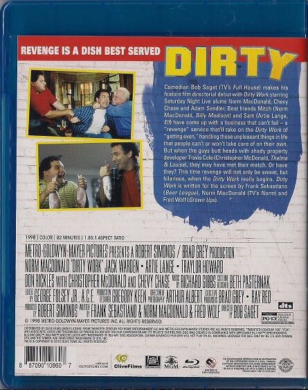 Dirty Work Blu-ray movie collectible [Barcode 887090108607] - Main Image 2