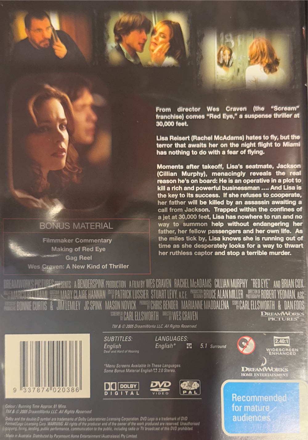 Red Eye Fandango at Home movie collectible [Barcode 9337874020386] - Main Image 2