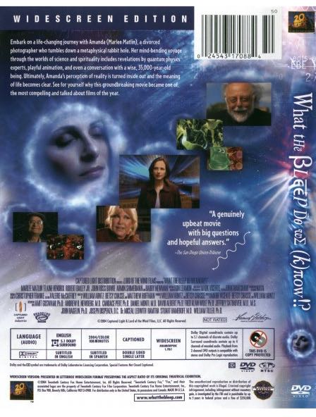 What the Bleep Do We Know DVD-R movie collectible [Barcode 024543170921] - Main Image 2
