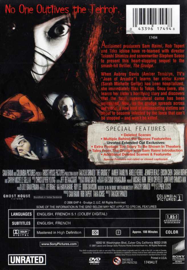 The Grudge 2 DVD movie collectible [Barcode 8715664042731] - Main Image 4